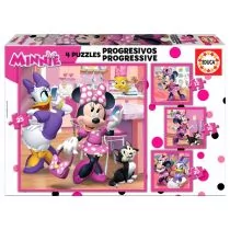 G3 Puzzle 12+16+20+25 Myszka Minnie/Daisy Nowa - Puzzle - miniaturka - grafika 1