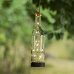 Best Season Lampa solarna LED Bottle, przeźroczysta - Lampy ogrodowe - miniaturka - grafika 2