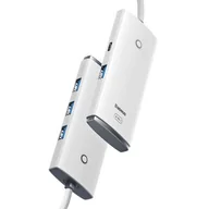 Huby USB - Baseus Lite Series przejściówka HUB USB - 4x USB 3.0 2m biały (WKQX030202) - miniaturka - grafika 1