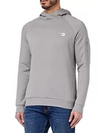 Bluzy męskie - 4F Męska bluza H4Z22-blm022, Cold Light Grey, rozmiar S, jasnoszary. - miniaturka - grafika 1