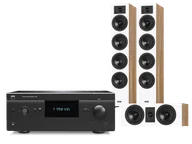 Kino domowe - Yamaha T758 V3i (czarny) + Diva 6 + 7 (dąb) - miniaturka - grafika 1