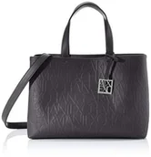 Torebki damskie - Armani Exchange Liz - Medium Open Shopping Tote, czarny (Nero - Black), 24x16x35 cm (B x H x T) - miniaturka - grafika 1