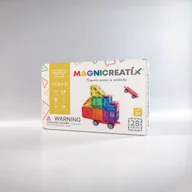Klocki - Klocki magnetyczne SAMOCHÓD POJAZD 28 el. MAGNICREATIX - miniaturka - grafika 1