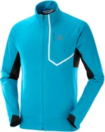 Kurtki i kamizelki sportowe damskie - Salomon Kurtka Salomon GORE-TEX Infinium  Windstopper  Pro Barrier Reef C16150 - miniaturka - grafika 1