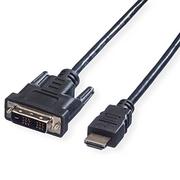 Kable - Value Kabel DVI cable DVI/HDMI ST/ST 1m - 11.99.5519 - miniaturka - grafika 1