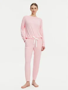DKNY Piżama YI90044 Różowy Regular Fit - Piżamy damskie - miniaturka - grafika 1