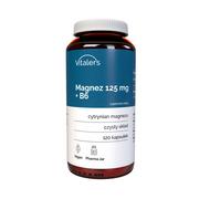 Witaminy i minerały - Vitaler's, Magnez 125 mg + B6 12,5 mg, 120 kaps. - miniaturka - grafika 1