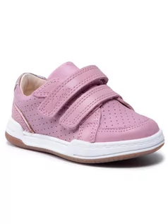 Buty dla dziewczynek - Clarks Sneakersy Fawn Solo T 261589896 Różowy - grafika 1