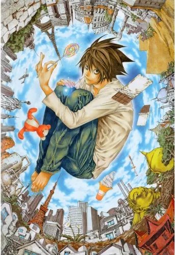 Plakat Anime Manga Death Note dn_014 A2 (custom)