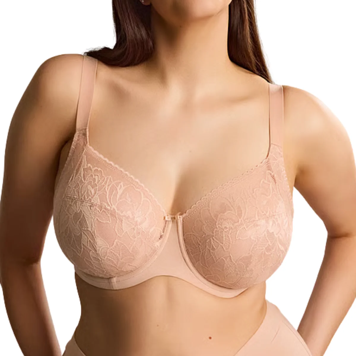 Biustonosz miękki koronkowy Panache Sculptresse DREAM COMFORT CameoRose1 44F/100G