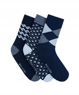 Skarpetki męskie - Skarpety Męskie Skarpetki Bawełniane 3 Pary 43-46 Puccini Sks1007 4346 - miniaturka - grafika 1