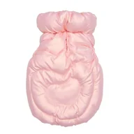 Płaszcze damskie - HEART FLUFFY VEST JUMPER Płaszcz dla psa Różowy L - miniaturka - grafika 1