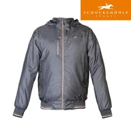 Kurtki jeździeckie - Schockemohle Kurtka przeciwdeszczowa LENNOX unisex - grey/orange - miniaturka - grafika 1