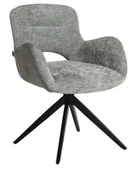 Krzesła - Nowoczesne krzesło THEO kolor szary - miniaturka - grafika 1