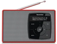 Radia - TechniSat DIGITRADIO 2 Przenośny Cyfrowy Czerwony, Srebrny - miniaturka - grafika 1