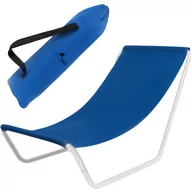 Leżaki ogrodowe - Leżak Fotel Plażowy Ogrodowy Składany + Torba MALATEC - miniaturka - grafika 1