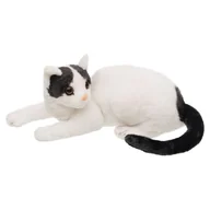 Maskotki i pluszaki - Chinchilla, Kot Biały Naturalistyczny, 38 cm - miniaturka - grafika 1