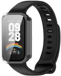Bizon Etui ze szkłem do zegarka Case+Glass Watch do Xiaomi Smart Band 9 Active / Redmi Band 3, przezroczyste - Akcesoria do smartwatchy - miniaturka - grafika 1