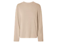 Swetry damskie - esmara® Sweter damski z cienkiej dzianiny (Beżowy, S(36/38)) - miniaturka - grafika 1