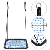 Huśtawki - GSTORE Huśtawka 104x76 cm 200 kg niebieska GS-91810 - miniaturka - grafika 1
