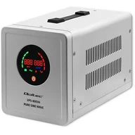 Zasilacze awaryjne UPS - QOLTEC ZASILACZ AWARYJNY PURE SINE WAVE UPS | 800VA | 560W | SZARY - miniaturka - grafika 1