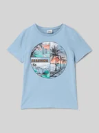 Koszulki dla chłopców - T-shirt o kroju regular fit z czystej bawełny - miniaturka - grafika 1