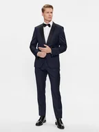 Garnitury - Boss Garnitur H-Huge-2Pcs-Tux-224 50493306 Granatowy Slim Fit - miniaturka - grafika 1