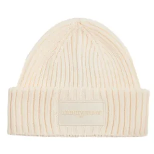 Czapka Tjw Script Beanie AW0AW17909 YBH (TH1405-a) Tommy Hilfiger - Czapki damskie - miniaturka - grafika 1