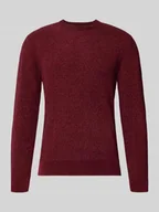 Swetry męskie - Sweter z dzianiny kroju regular fit z mieszanki bawełny - miniaturka - grafika 1