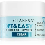 Żele do paznokci - Claresa - Żel budujący SOFT&EASY builder gel clear 45g - miniaturka - grafika 1