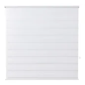 Rolety - Roleta dzień/noc OPP 156,7 x 160 cm biała - miniaturka - grafika 1