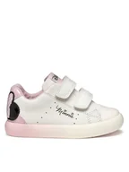 Buty dla dziewczynek - Geox Sneakersy B Gisli B551MD 08502 C0406 M Biały - miniaturka - grafika 1