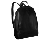 Plecaki - Czarny plecak damski ze skóry ekologicznej  David Jones - miniaturka - grafika 1