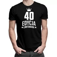 Koszulki męskie - 40 lat Edycja Limitowana (wersja 2) - męska koszulka z nadrukiem 6738 - miniaturka - grafika 1