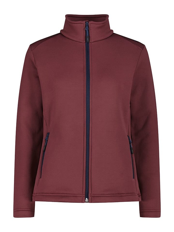 CMP Kurtka polarowa w kolorze bordowym
