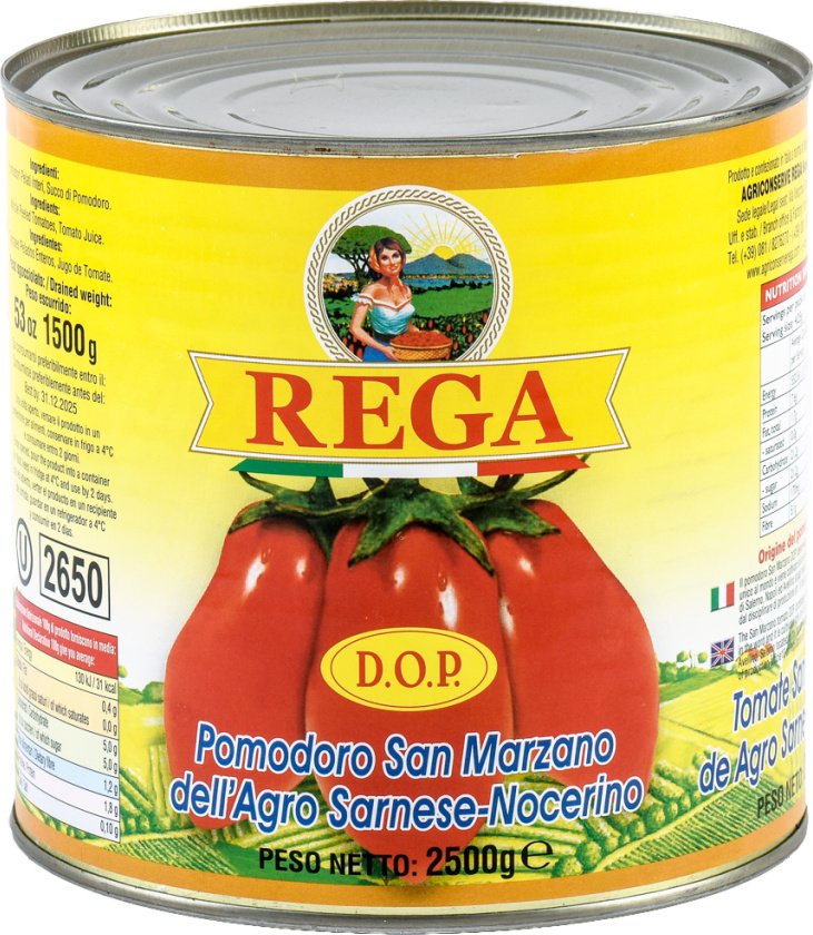 Pomidory San Marzano 2500g - Rega