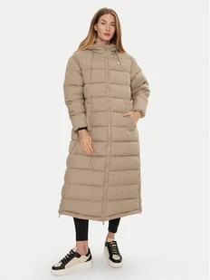 Guess Kurtka puchowa V4BL04 WFYE2 Szary Regular Fit - Kurtki damskie - miniaturka - grafika 1