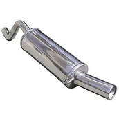 Części motocyklowe - InoXcar RETW.03.80 Sport tłumik końcowy, do Renault Twingo RS Sport 1.6 16 V, 133 PK, od 2008, stal nierdzewna, 80 mm - miniaturka - grafika 1