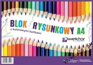 Szkolne artykuły papiernicze - Wektor Blok rysunkowy A4/20 kolor Indeks - miniaturka - grafika 1