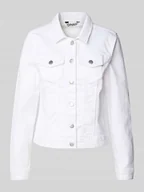 Kurtki damskie - Kurtka jeansowa o kroju regular fit z dodatkiem bawełny model ‘WONDER’ - miniaturka - grafika 1