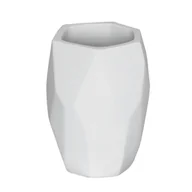 Kubki na szczoteczki do zębów - Kubek Crystal żywica syntetyczna biały - miniaturka - grafika 1