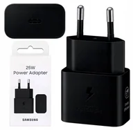 Ładowarki do telefonów - SZYBKA ŁADOWARKA SIECIOWA SAMSUNG SUPER FAST CHARGER 25W USB-C SAMA KOSTKA - miniaturka - grafika 1