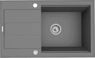 Zlewozmywaki - Pyramis Zlew SPARTA PLUS LUX 78X48) 1B 1D szary beton 70083801) 70083801 - miniaturka - grafika 1