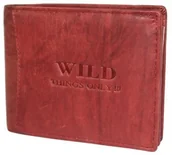 Portfele - Portfel Męski Skórzany WILD Skóra Licowa Duży Poziomy Bez Zapięcia 5678 12.5 x 10 x 2 [cm] - miniaturka - grafika 1