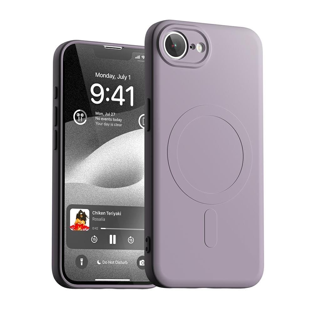 Etui Mercury Semi-Silicone MagSafe do iPhone 16e lawendowy