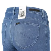 Spodnie damskie - LEE ELLY CUSTOM CROP SUNDOWN BLEACH L32RQYYC 28/31 - miniaturka - grafika 1