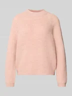 Swetry damskie - Sweter z dzianiny o kroju comfort fit z półgolfem model ‘JESS’ - miniaturka - grafika 1