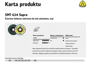 Materiały ścierne - Klingspor Ściernica listk.talerz.wyp.12st.smt624 fi 125/22 gr.40szt.1(45672a KL322772 - miniaturka - grafika 1