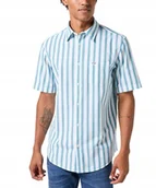 Koszule męskie - Koszula Wrangler SS 1 PKT SHIRT 112353167 White M - miniaturka - grafika 1