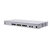 Switche - Cisco CBS350 Zarządzany L3 10G Ethernet (100/1000/10000) 1U Czarny, Szary CBS350-12XT-EU-RF - miniaturka - grafika 1
